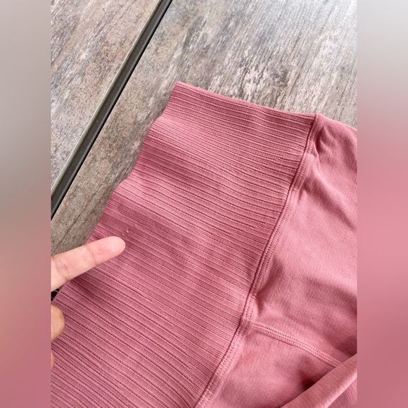 Free People mauve dusty rose karma leggings size medium large M/L NWOT - Picture 8 of 15